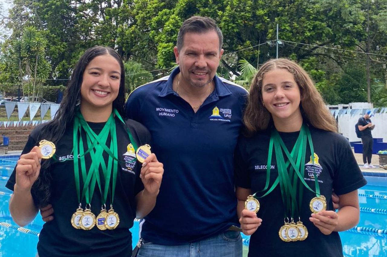 Selección de Natación UAM ganó 11 medallas en zonal universitario