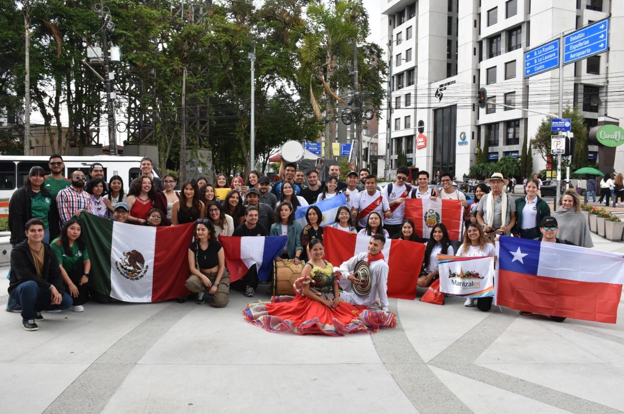 Bienvenida a 40 estudiantes internacionales que llegan a Manizales