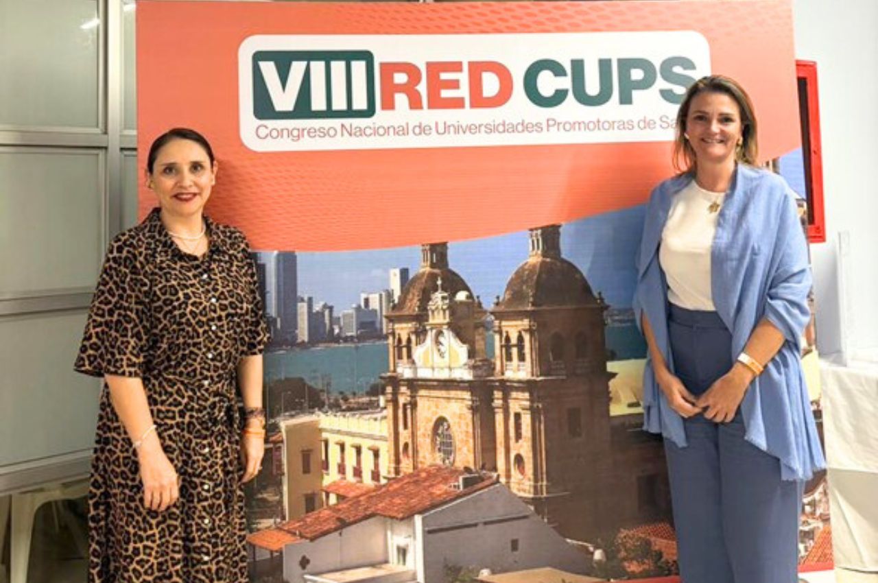 La UAM estuvo presente en el VIII Congreso Nacional de REDCUPS Diana García y Claudia Patricia Henao en el Congreso de REDCUPS