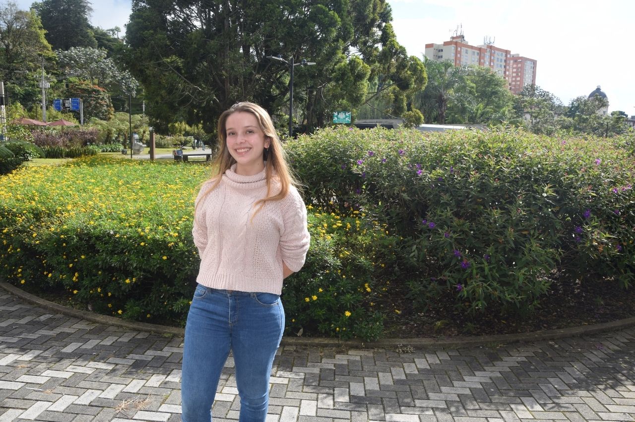 Ana Sofía Gómez Molina, estudiante del colegio San Luis Gonzaga.