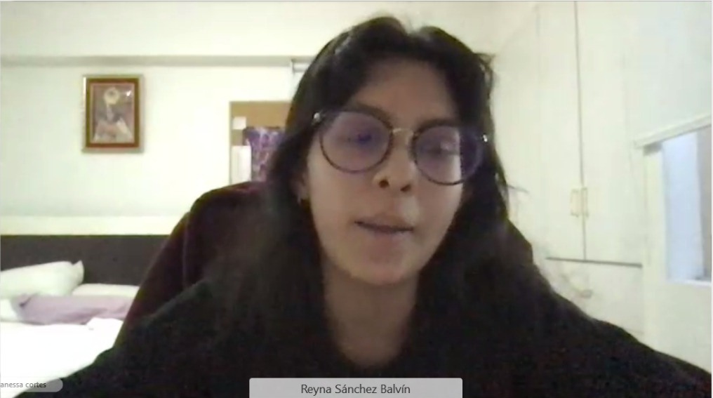 Reyna Sánchez Balvin, estudiante universidad San Ignacio de Loyola, Perú