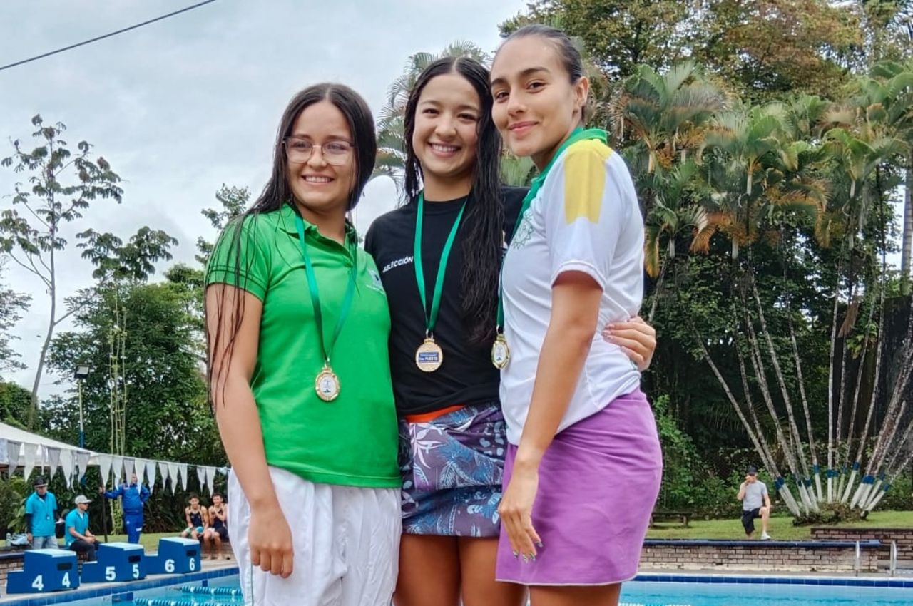 Stefanía Gómez Hurtado ganó seis medallas de oro con la Selección de Natación