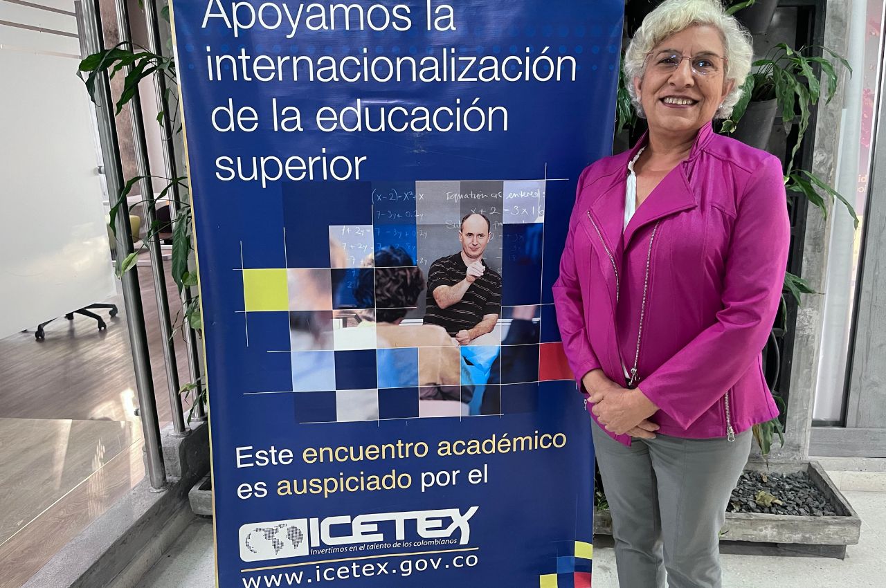 Claudia Helen Kawas, docente internacional estuvo en la UAM gracias al programa Expertos Internacionales del ICETEX.