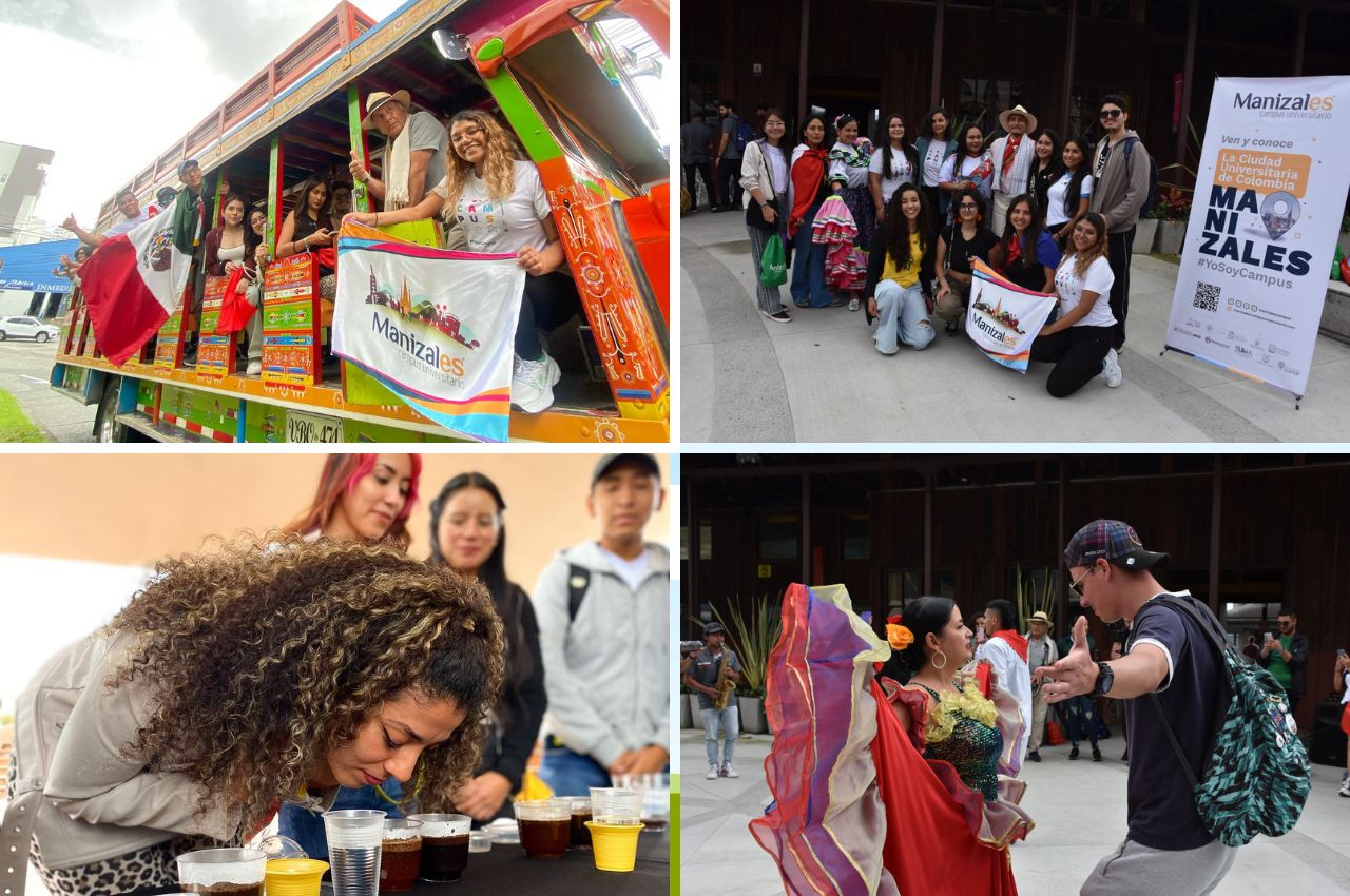 Los estudiantes internacionales recorrieron lugares emblemáticos de la ciudad.