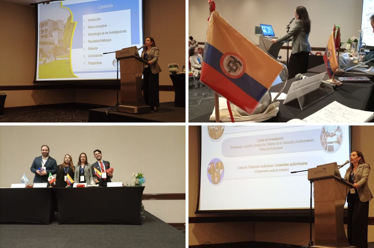 La coordinadora de la Maestría en traducción e Interpretación de la Universidad Autónoma de Manizales, Inés Gabriela Guerrero Uchima, realizo su presentación en Perú.