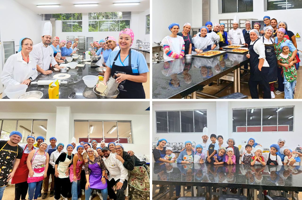 Participantes de los talleres de cocina en la UAM.