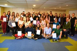Trabajadores participantes del curso de liderazgo UAM
