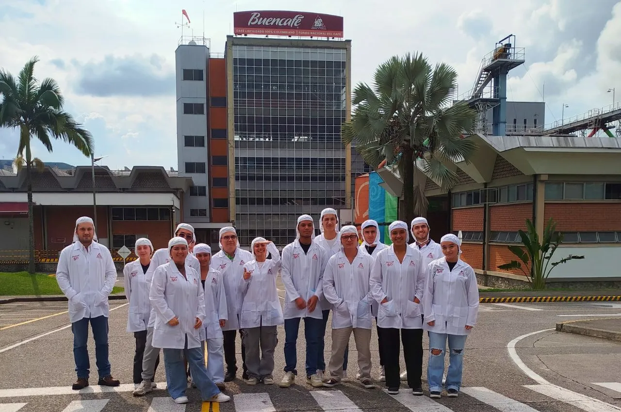 Estudiantes en Buencafé Liofilizado de Colombia realizaron visitas empresariales