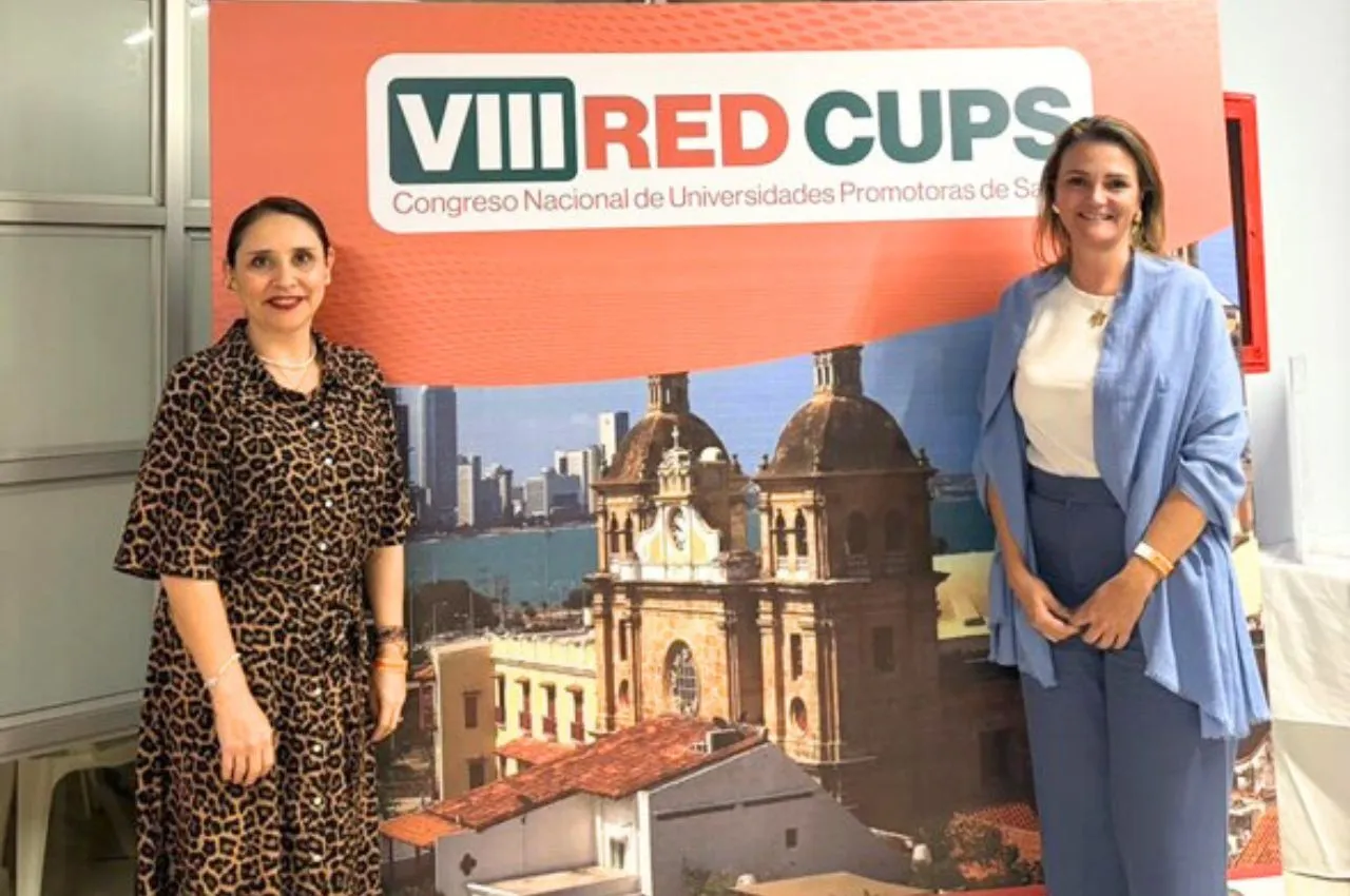 Diana García y Claudia Patricia Henao en el Congreso de REDCUPS