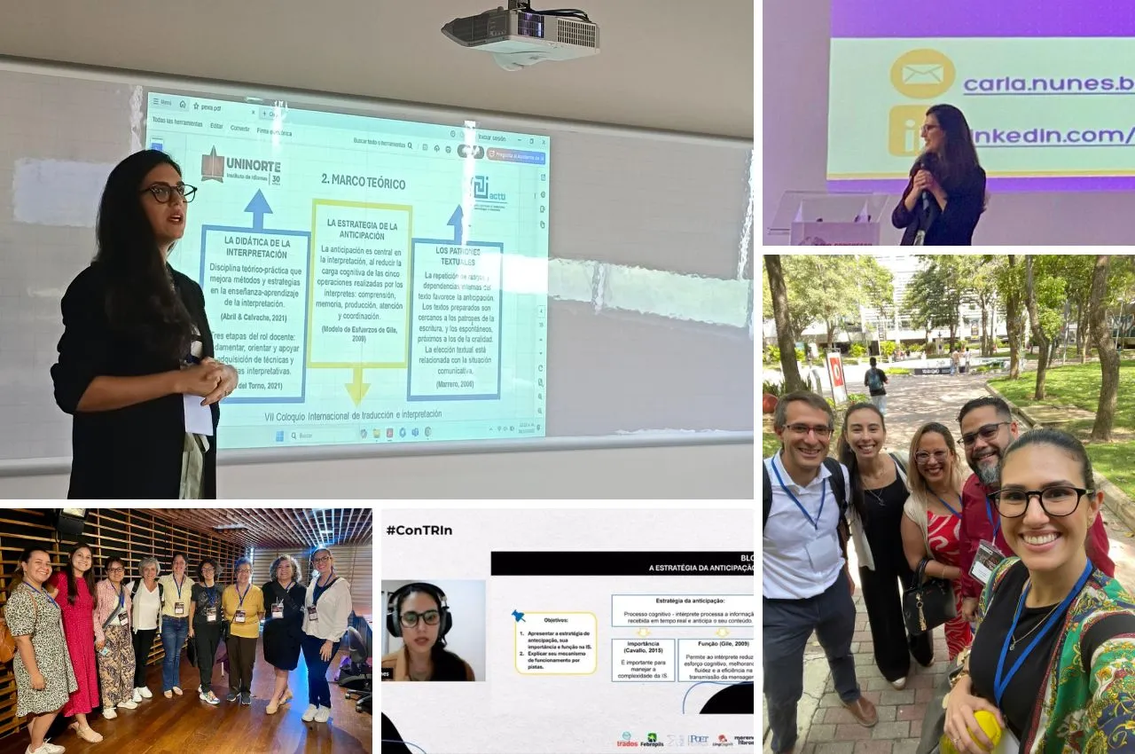 Graduada UAM en congresos internacionales de traducción e interpretación