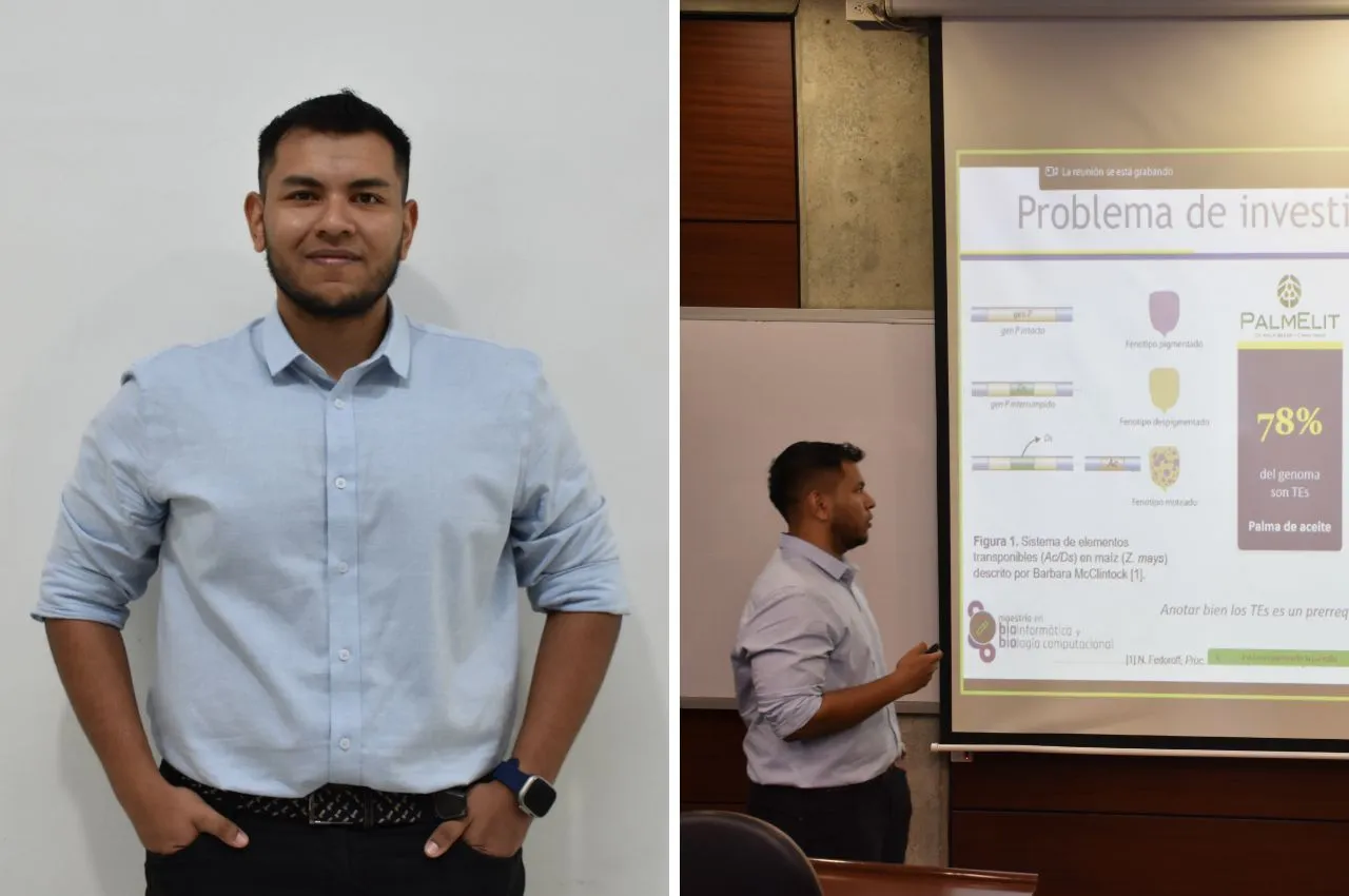 Estudiante de Maestría UAM que analizó genomas de plantas