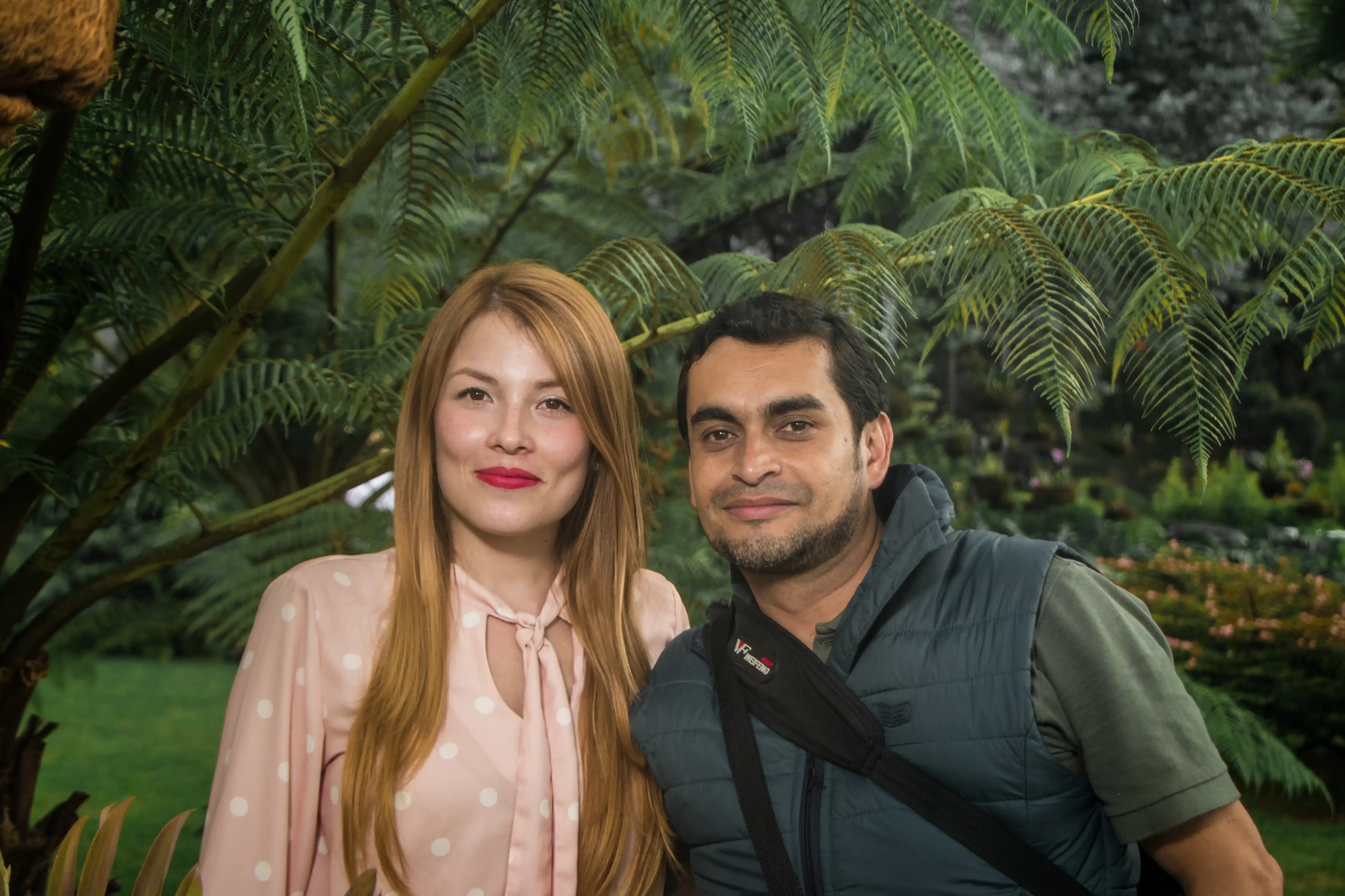 Docentes de arte Lina Marcela Garcia y Nestor Piedrahita 