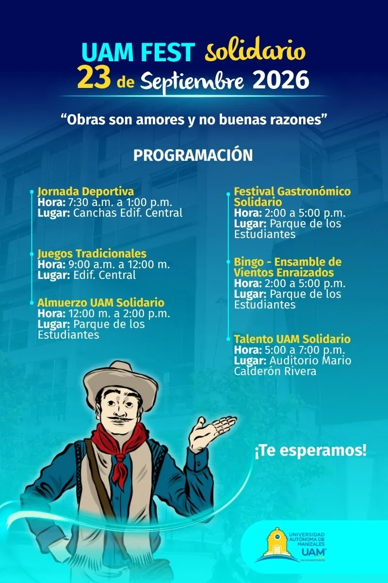 Cronograma UAM Fest Solidario